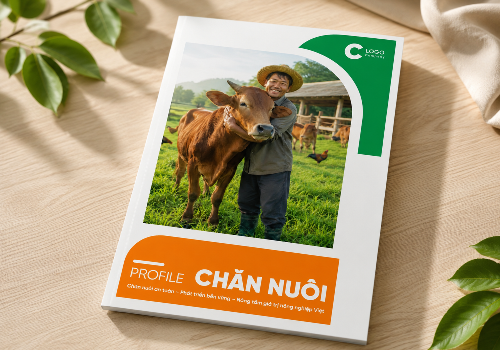 THIẾT KẾ VÀ IN ẤN PROFILE NÔNG NGHIỆP CHĂN NUÔI THEO LAYOUT CÓ SẴN