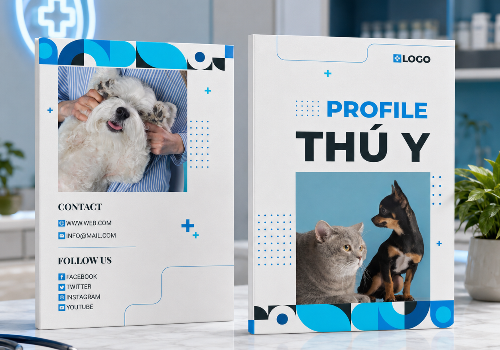 THIẾT KẾ VÀ IN ẤN PROFILE LĨNH VỰC THÚ Y