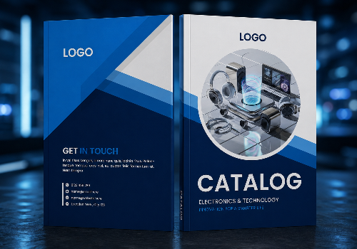 THIẾT KẾ VÀ IN ẤN CATALOGUE THIẾT BỊ ĐIỆN TỬ THEO LAYOUT CÓ SẴN 