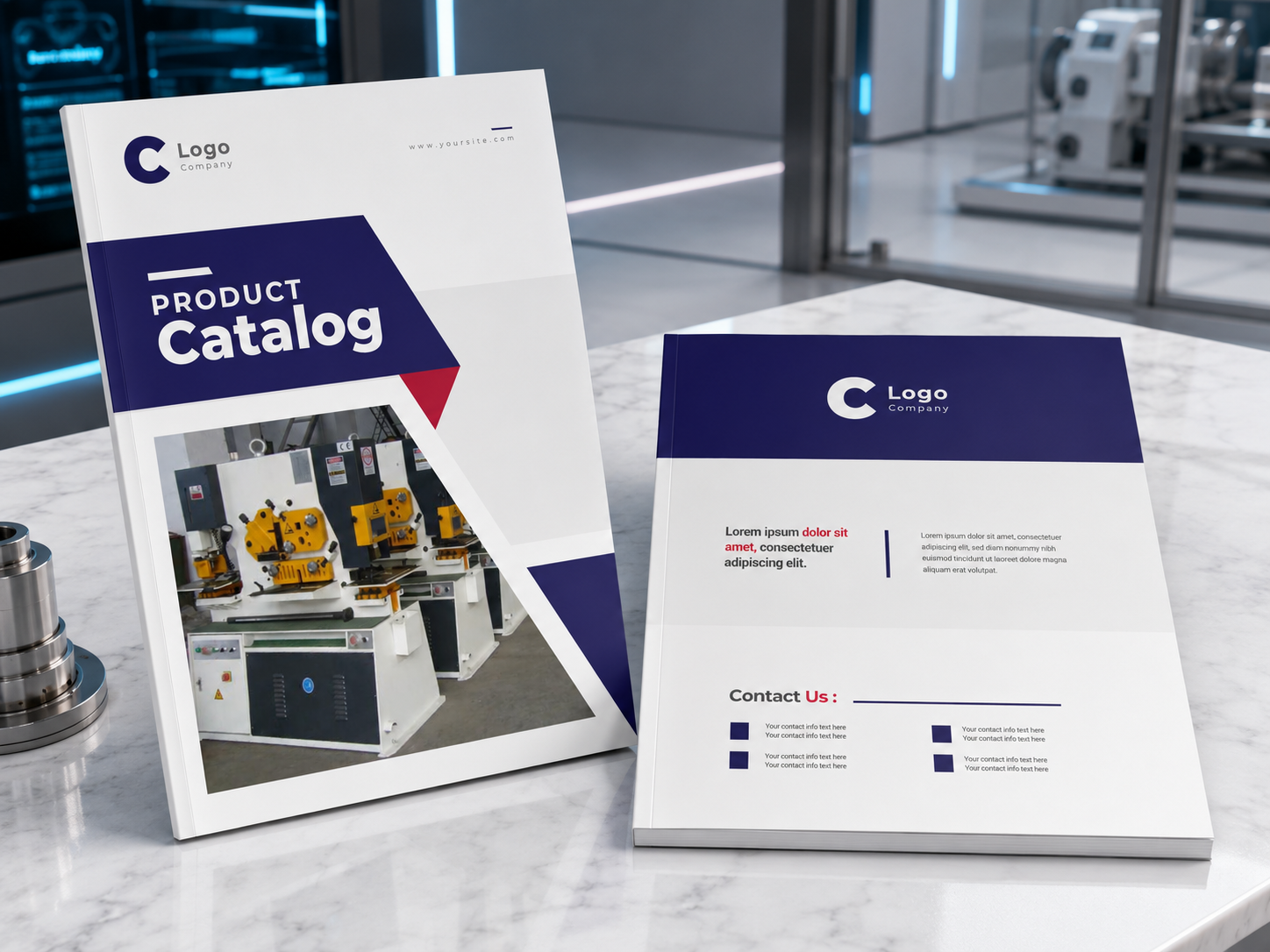 THIẾT KẾ VÀ IN ẤN CATALOGUE THIẾT BỊ CÔNG NGHIỆP THEO LAYOUT CÓ SẴN