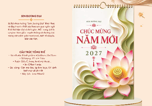 BỘ SƯU TẬP LỊCH TƯỜNG MỚI NHẤT ADDESIGN - CALENDER COLLECTION 2027 (#02)